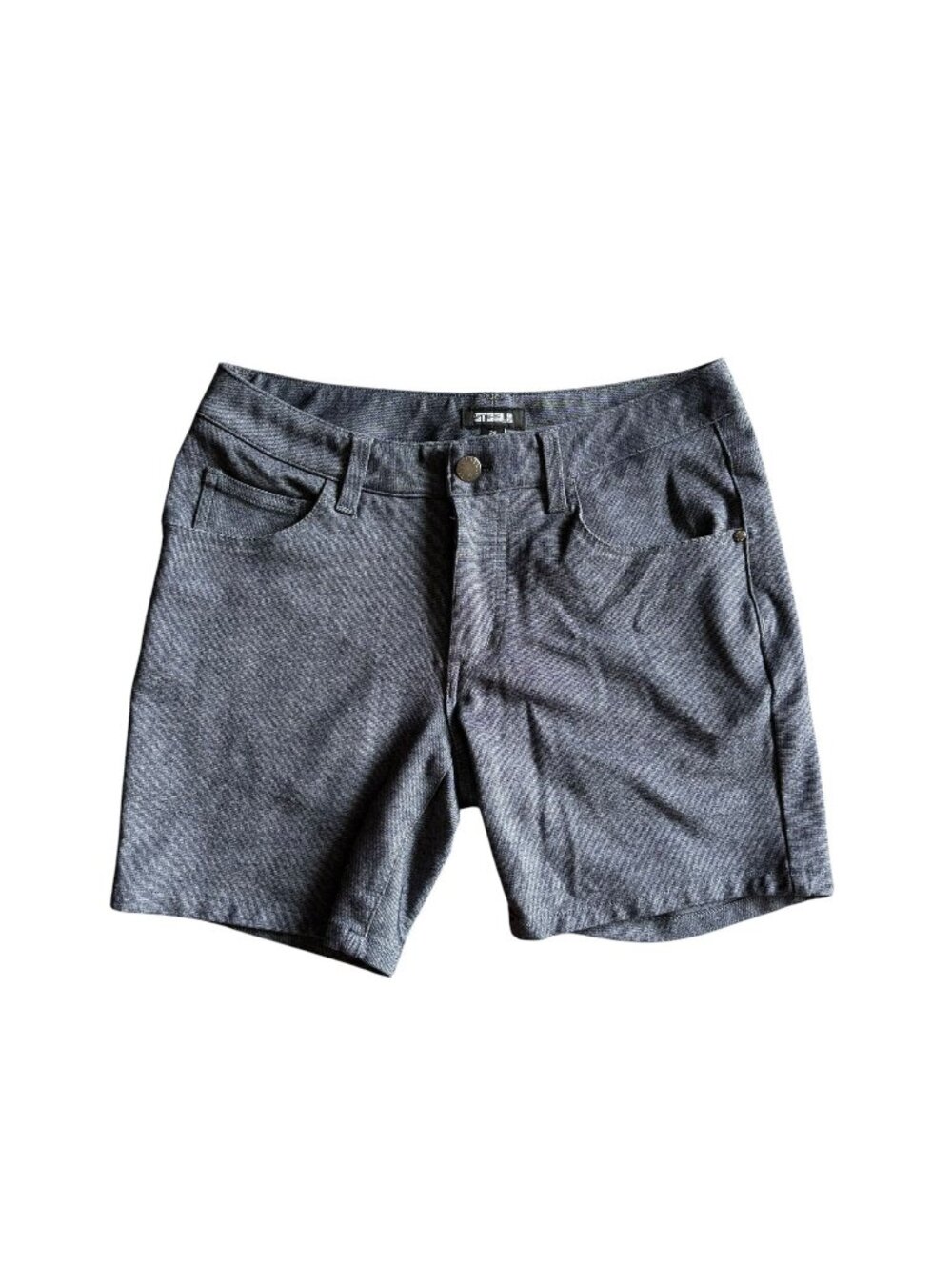St33le Mens Shorts Stretchy Gray Casual Size 28